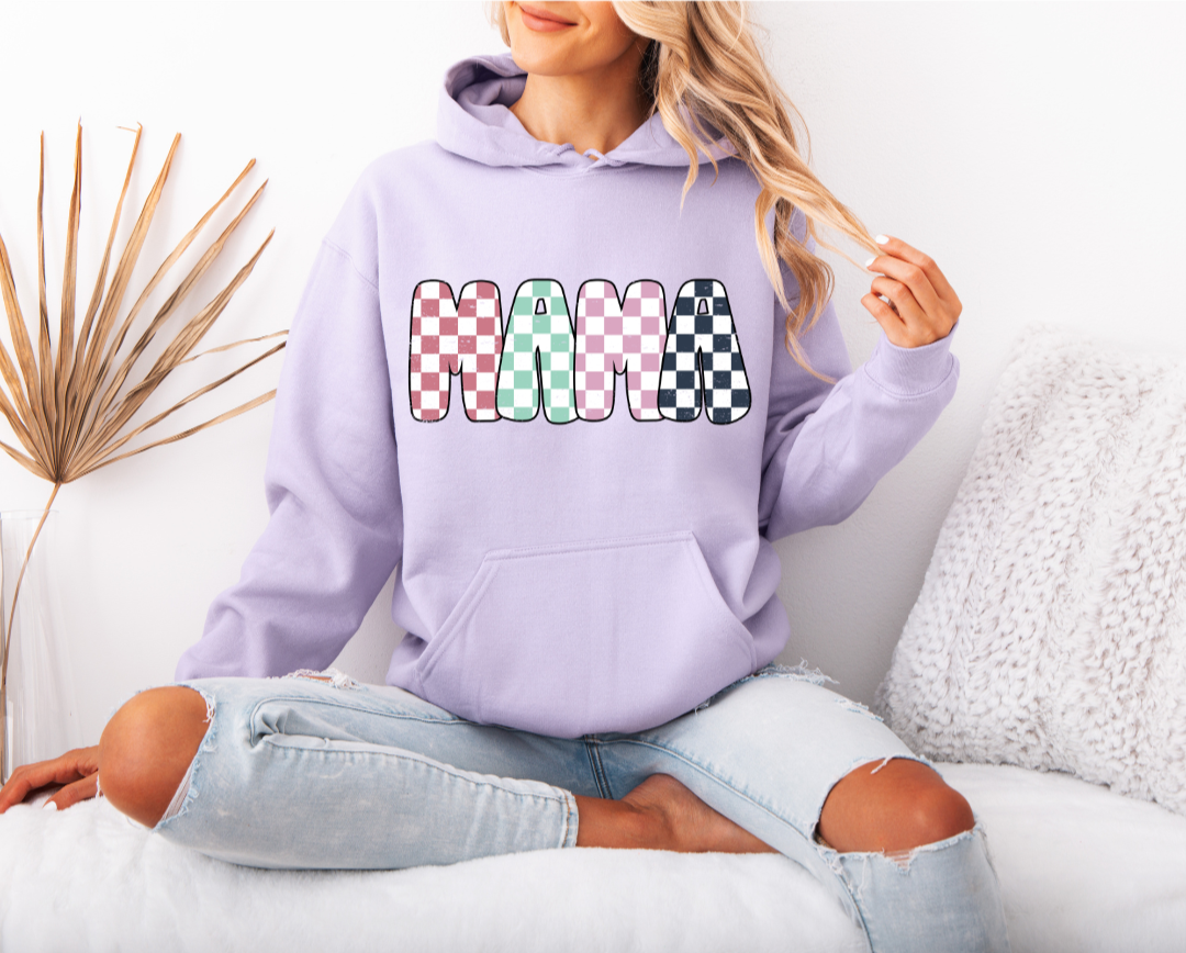 Mama Checkared Sweater