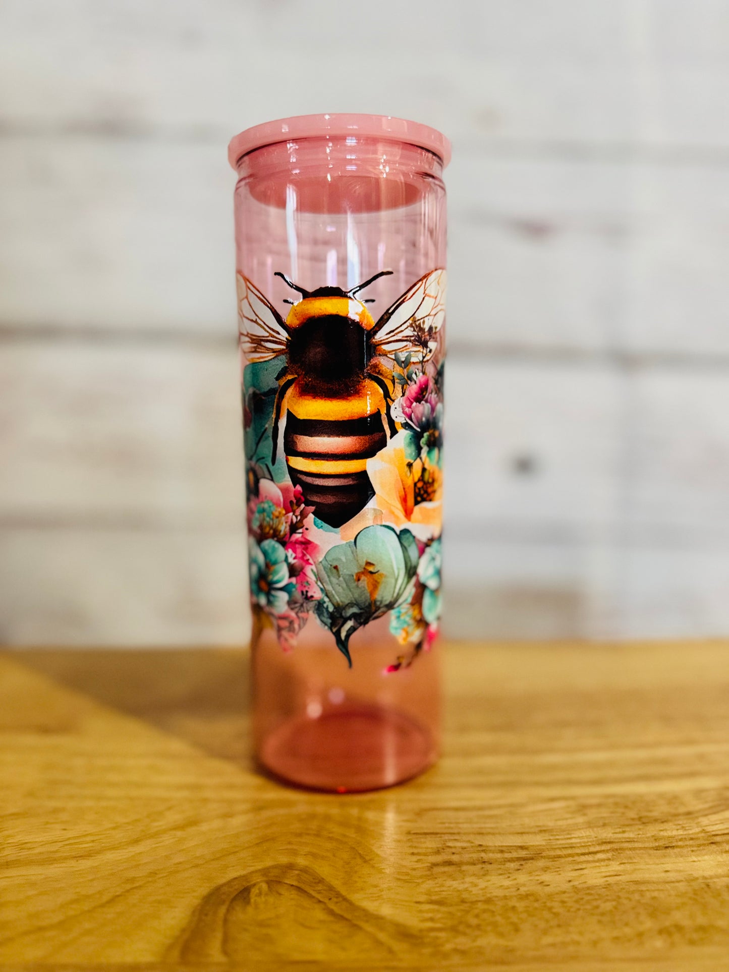 Bee Skinny Tumbler
