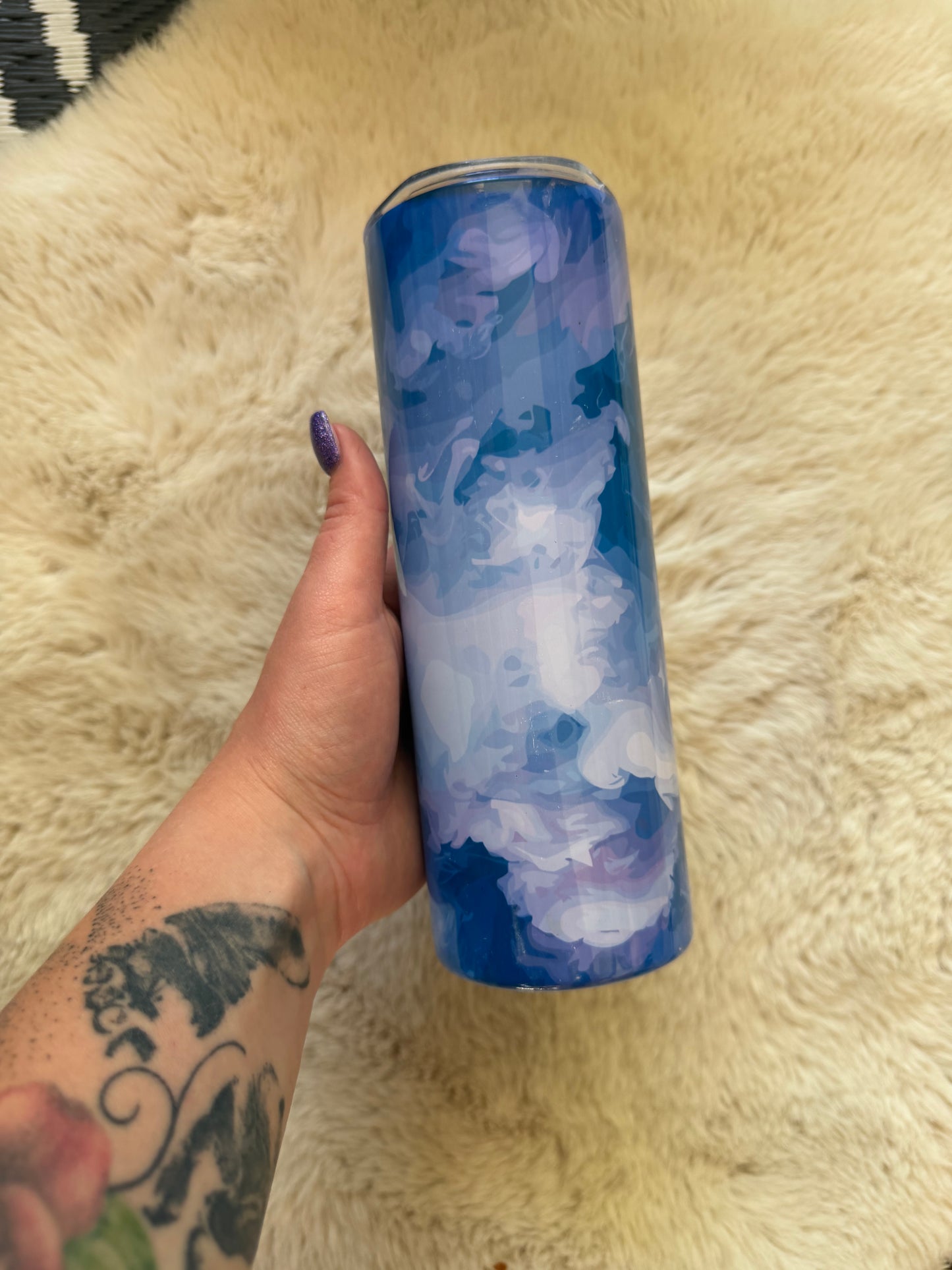 Blue smoke