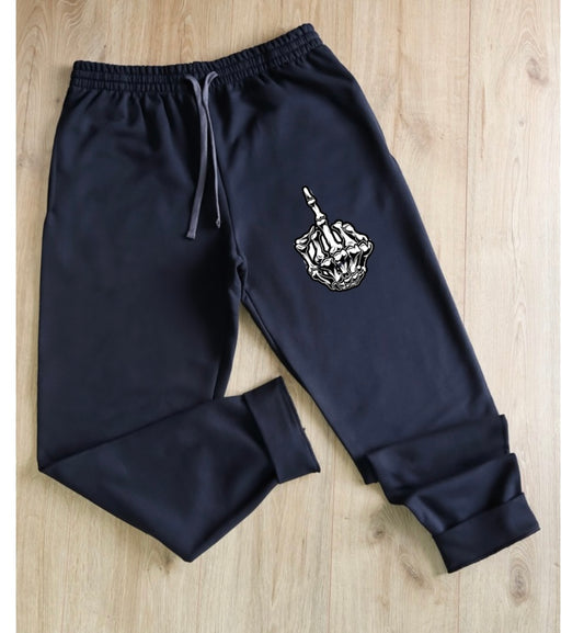 Skeleton Middle Finger