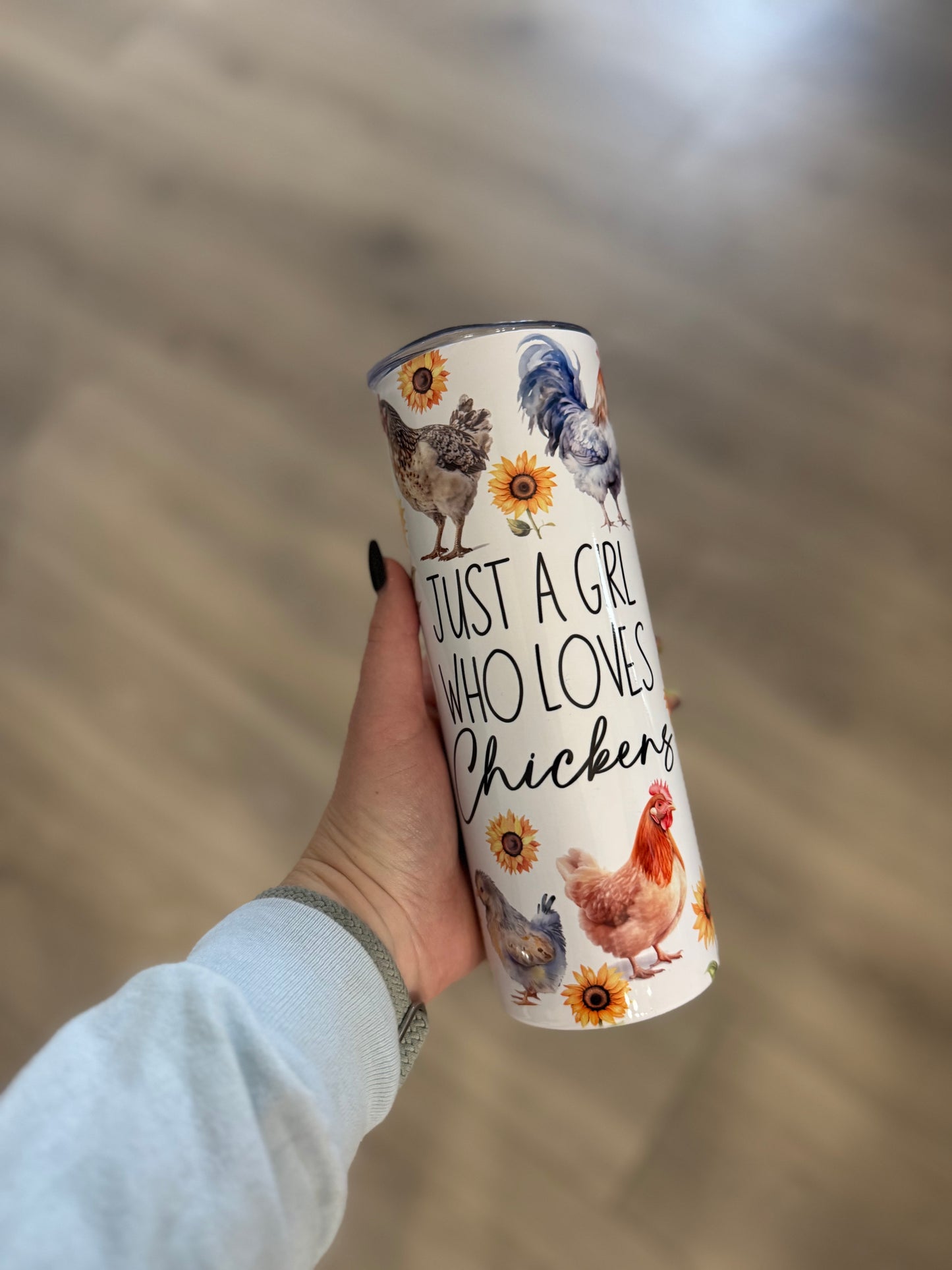 Just a girl who loves chickens