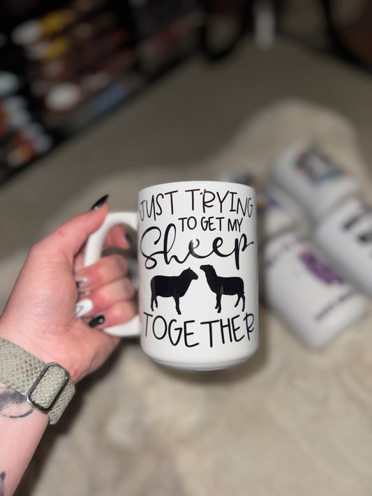 Sheep togeather