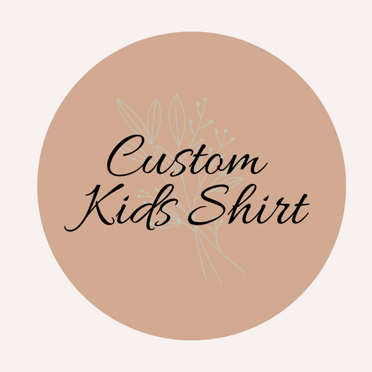 Custom Design Kids Shirt